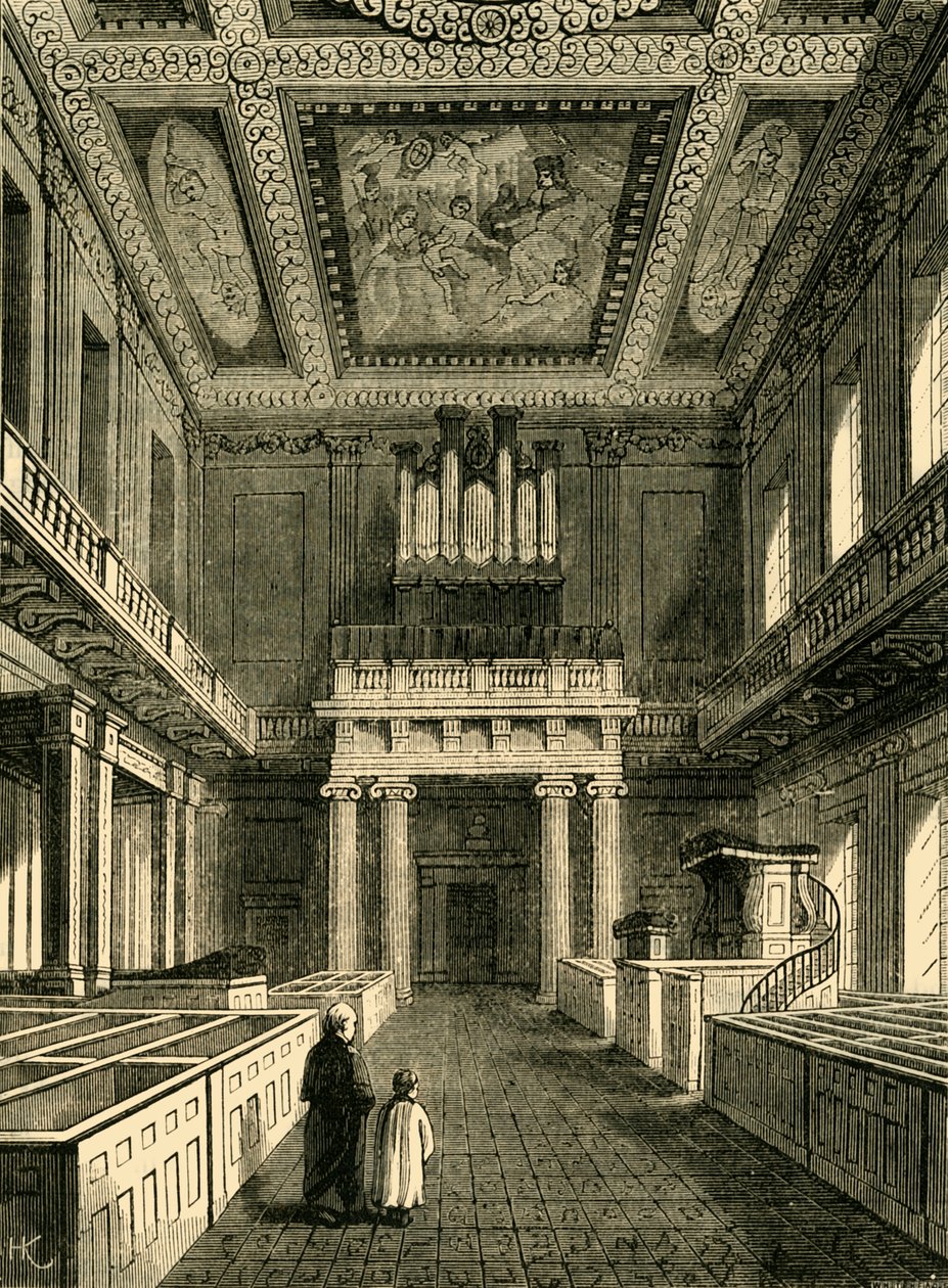 Intérieur de la Chapelle Royale Banqueting House, Whitehall, 1881 - Unbekannt