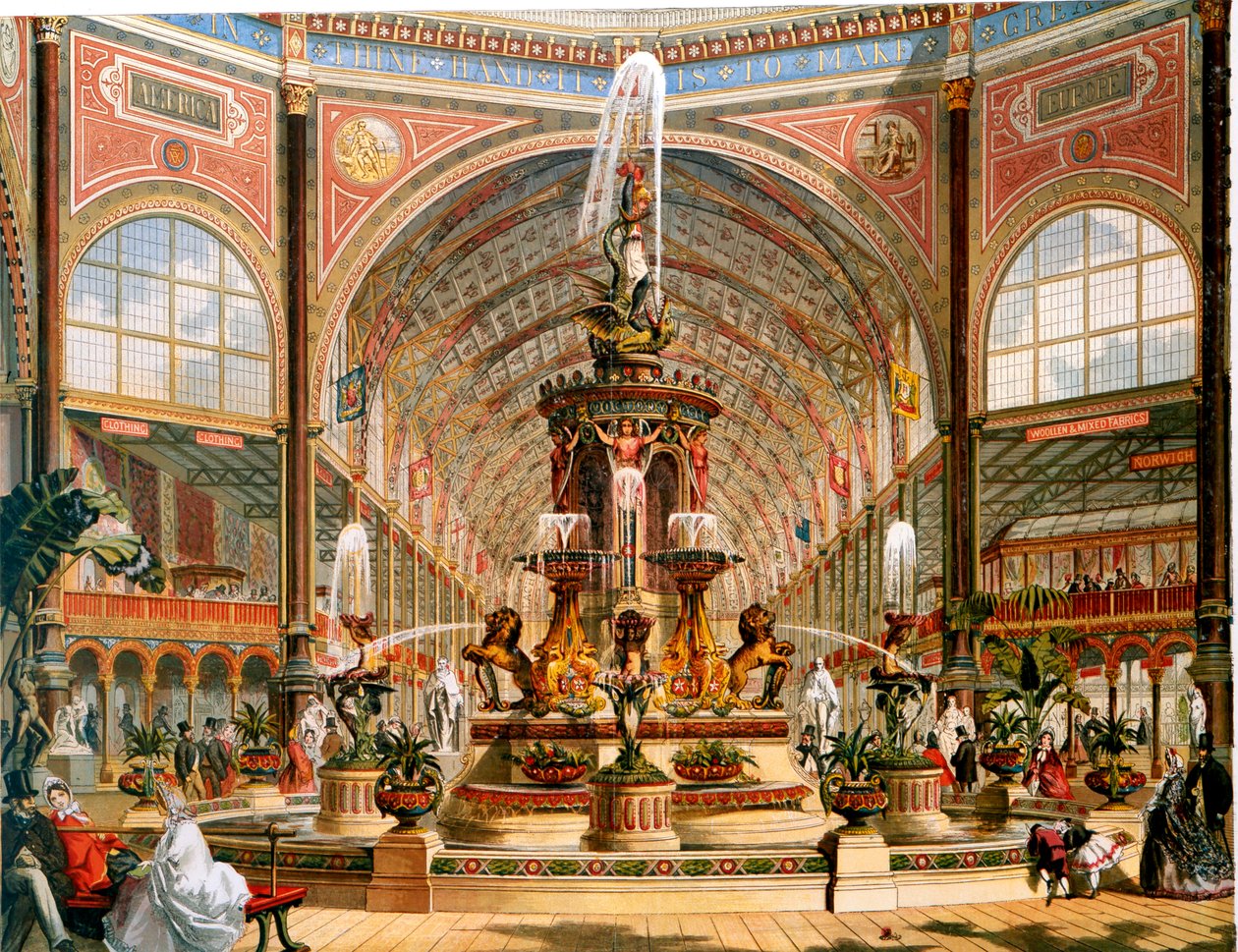 Intérieur du Crystal Palace pendant l