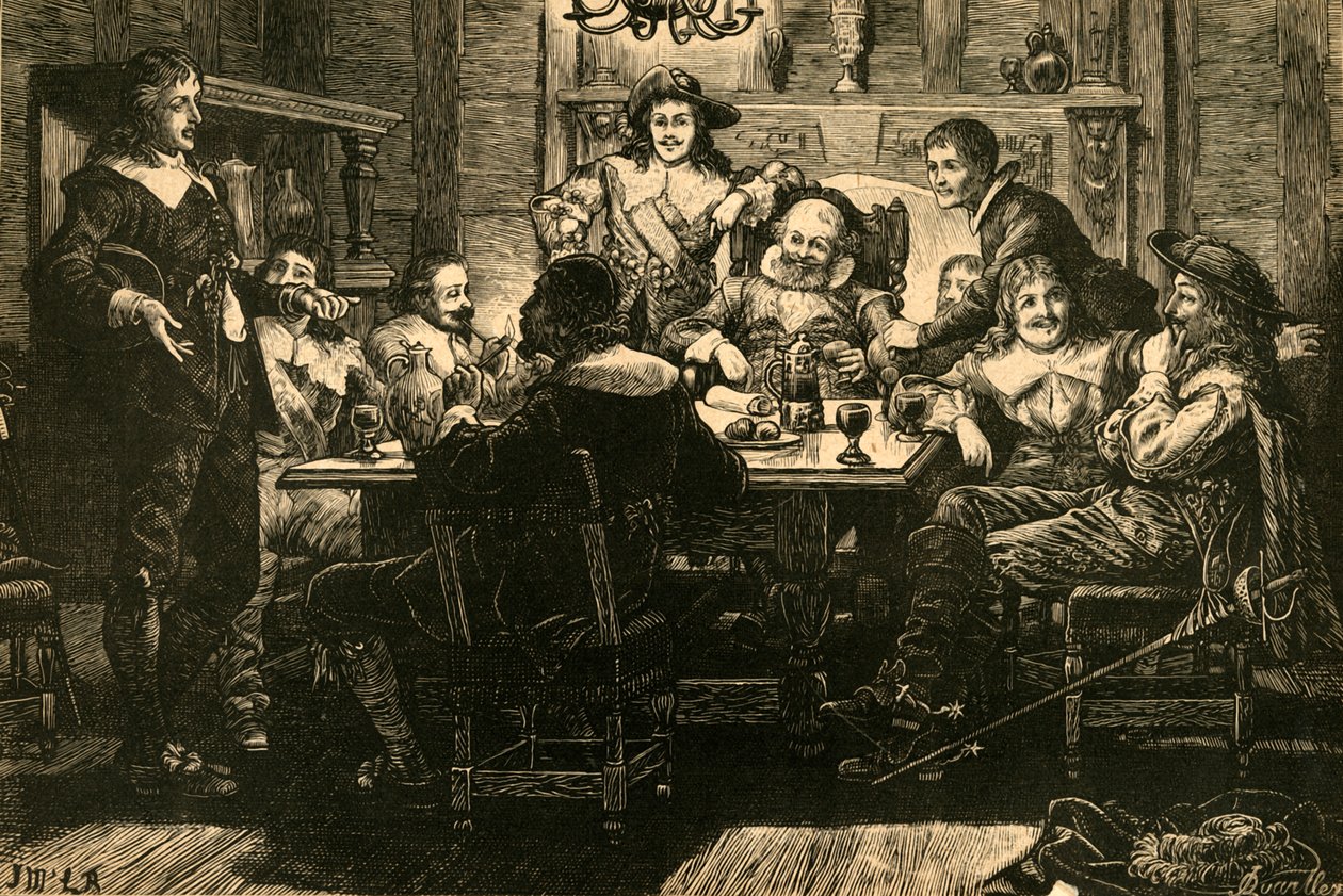 Introduction de Randolph à Ben Jonson à la taverne du Diable, 1897 - Unbekannt