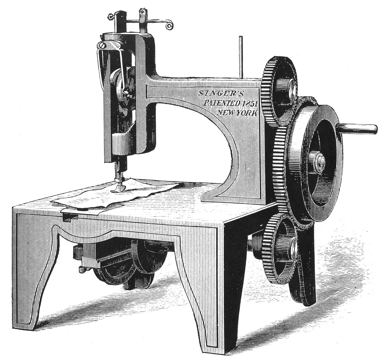 Première machine à coudre d