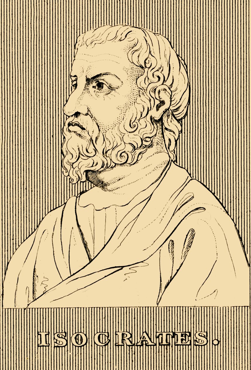 Isocrate, 436-338 av. J.-C., 1830 - Unbekannt