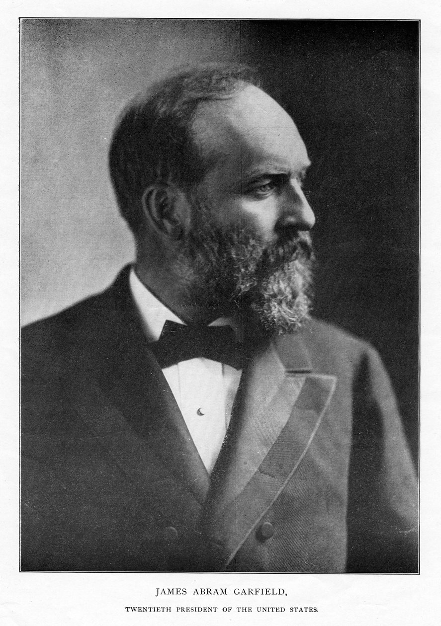 James Abram Garfield, 20e président des États-Unis, vers 1881 - Unbekannt
