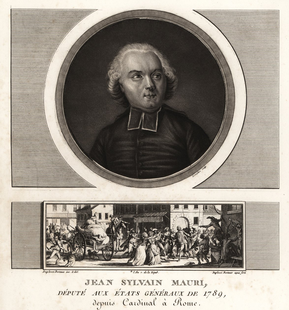 Jean-Sylvain Maury, cardinal français, archevêque et évêque de Montefiascone - Unbekannt