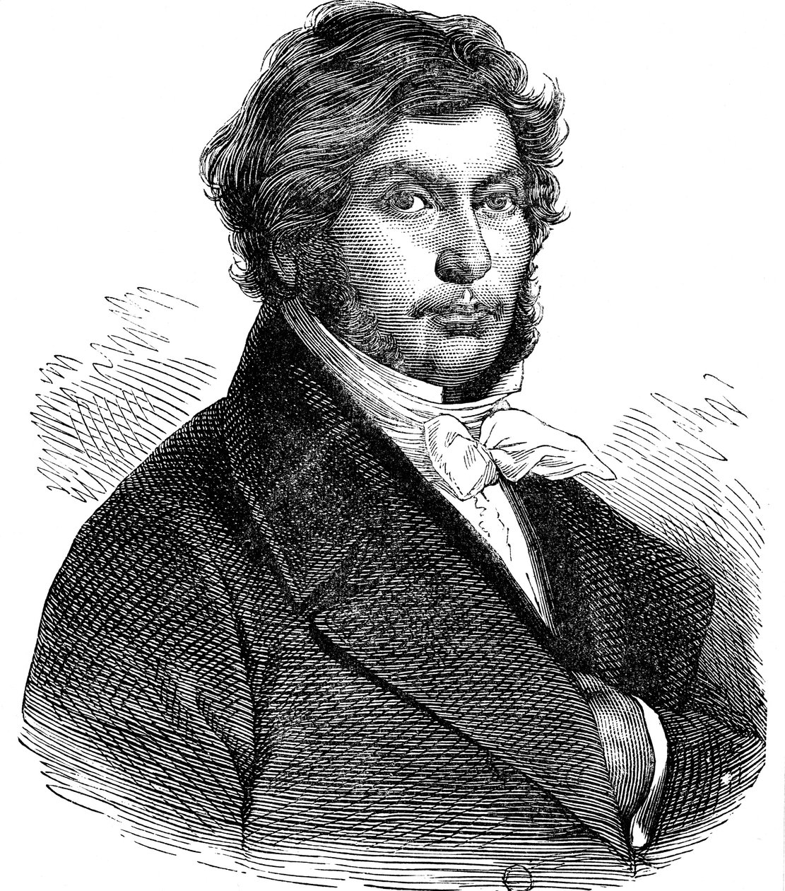 Jean François Champollion, historien, linguiste et égyptologue français, 19e siècle - Unbekannt