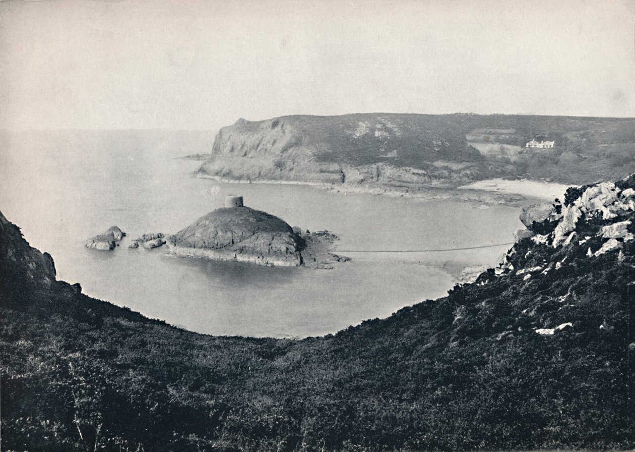 Jersey - Baie de Portelet et île Janvrin, 1895 - Unbekannt