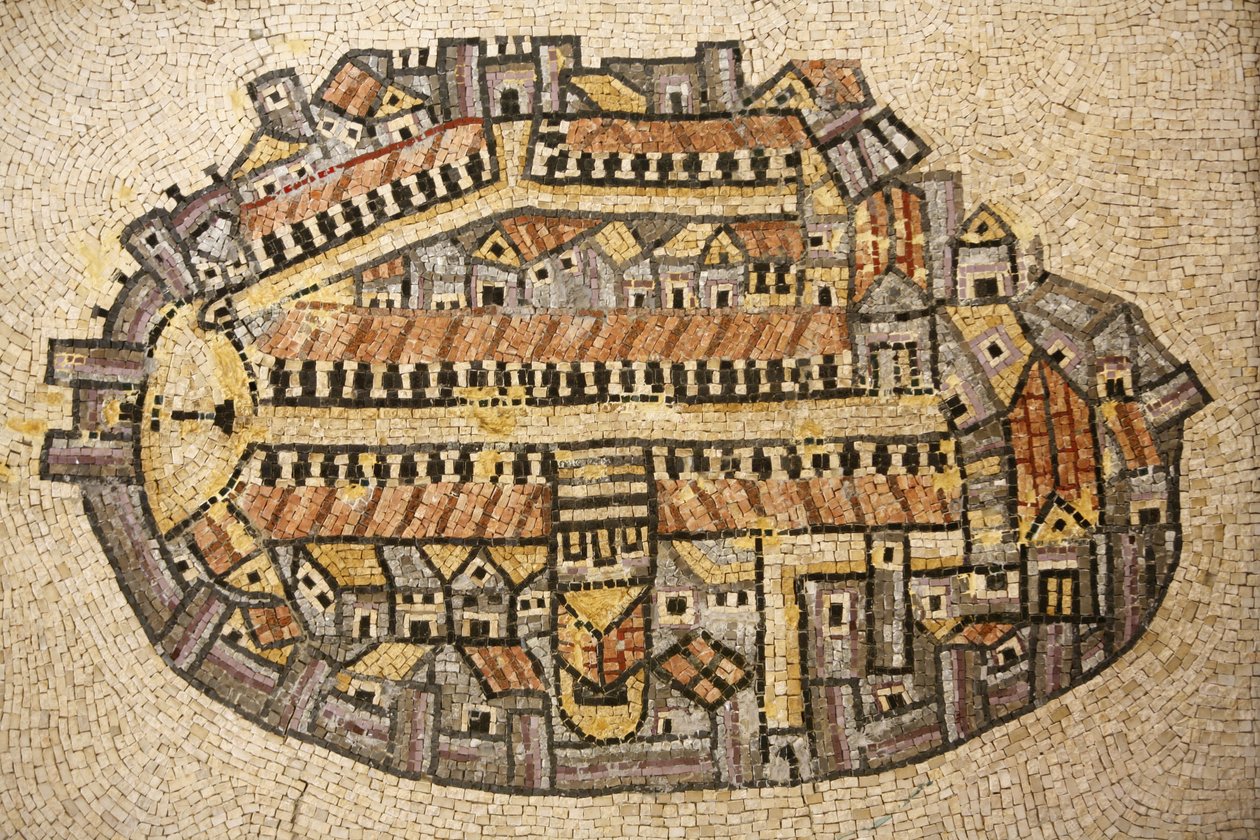 Mosaïque du temple de Jérusalem, Jérusalem, Israël - Unbekannt