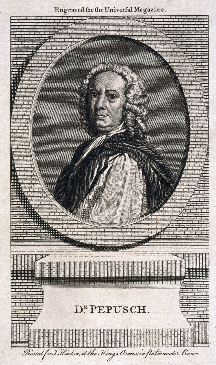 Johann Christoph Pepusch, compositeur et théoricien musical allemand, vers 1725 - Unbekannt