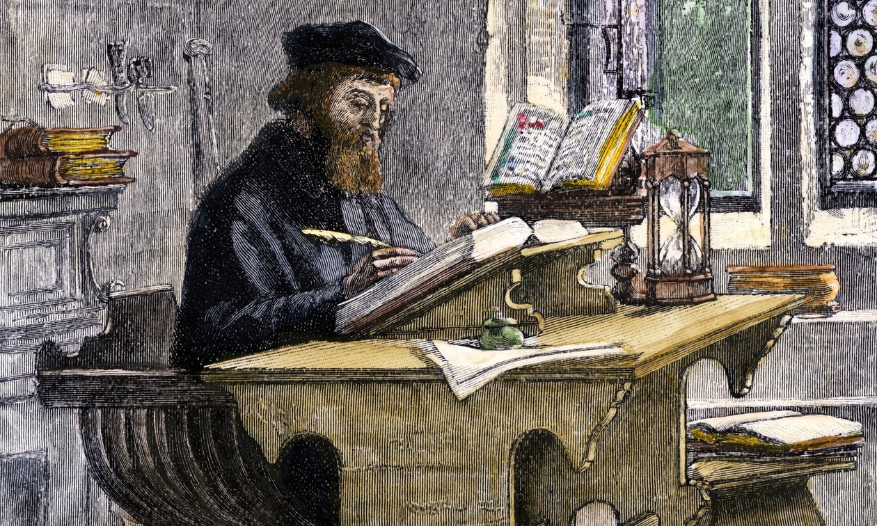 John Wycliffe au travail - Unbekannt