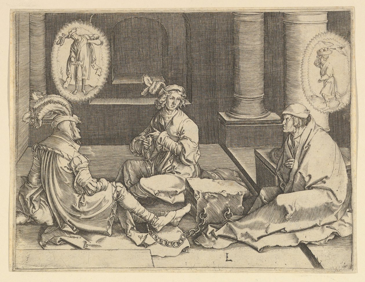 Joseph en prison, copie, XVIIe siècle - Unbekannt