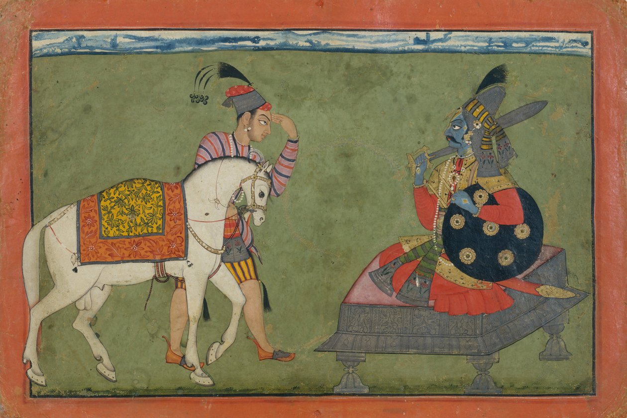 Kalki Avatar, la future incarnation de Vishnu, vers 1700-1710 - Unbekannt