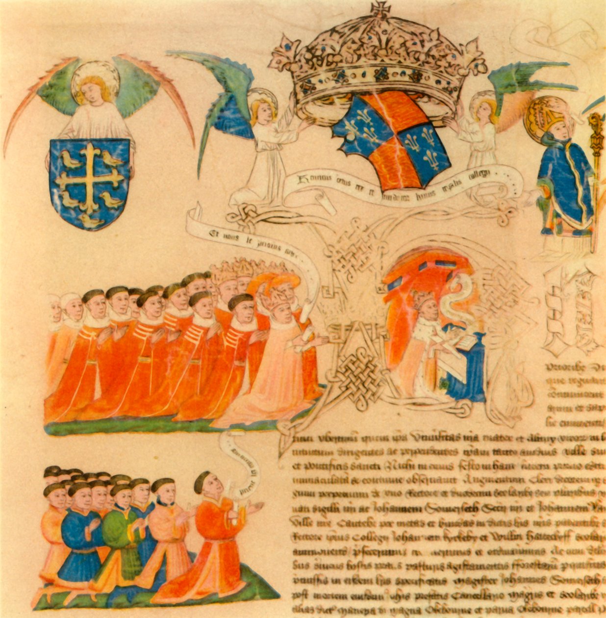 Le roi Henri VI avec des représentants des Lords et des Communes, 1446, 1947 - Unbekannt