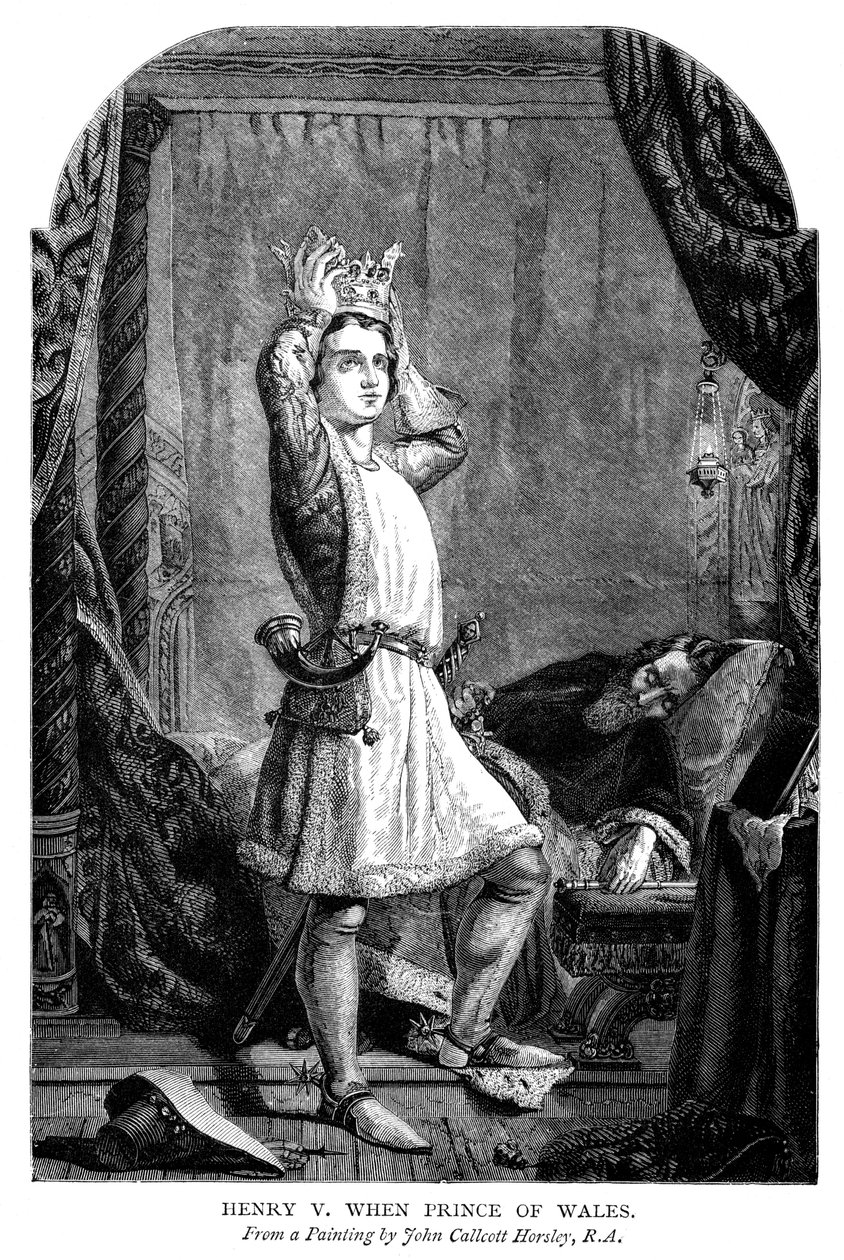 Le Roi Henri V 1387-1422 lorsqu