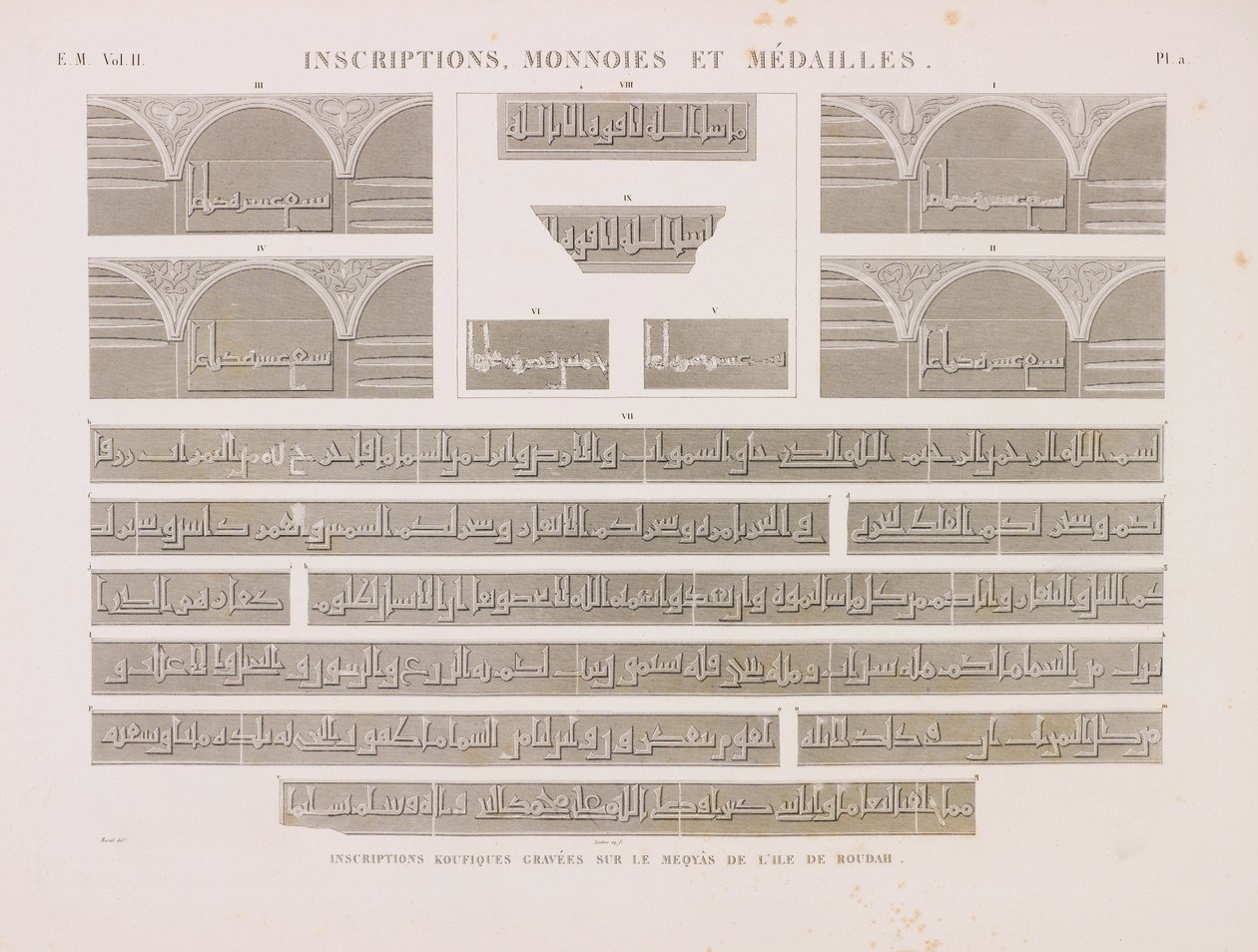 Inscriptions coufiques - Unbekannt