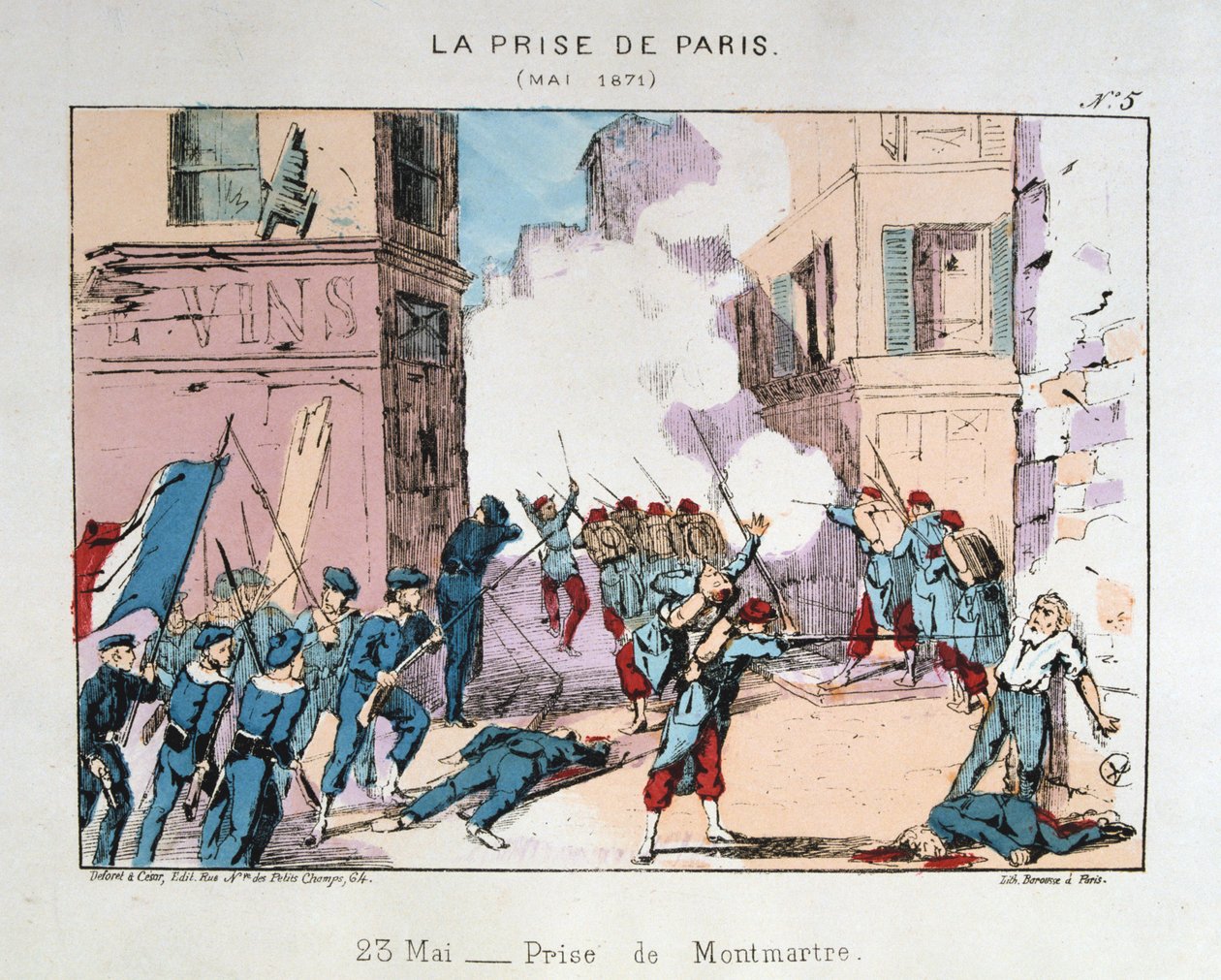 La Prise de Paris, mai 1871 - Unbekannt