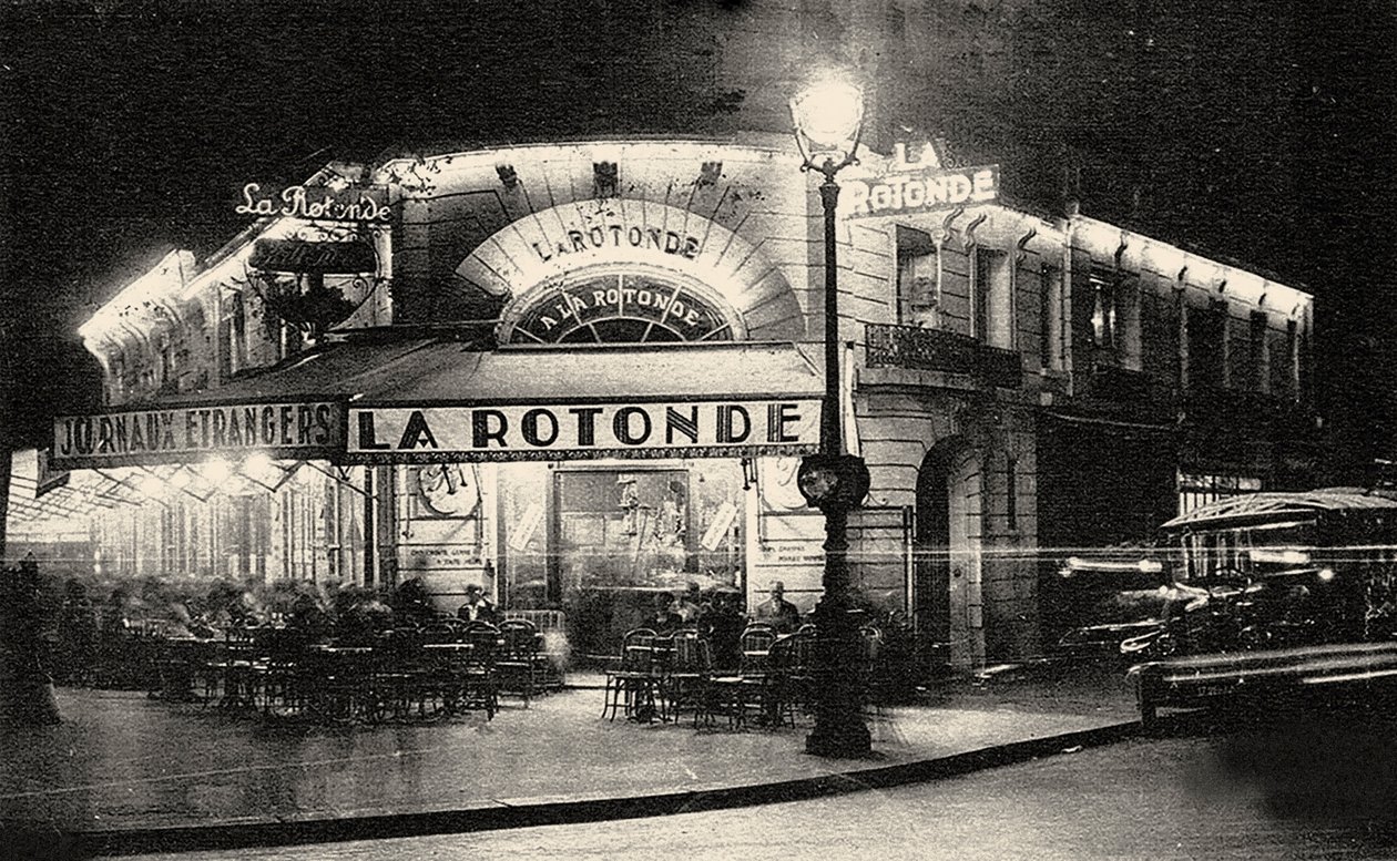 La Rotonde, Boulevard du Montparnasse, vers 1925 - Unbekannt
