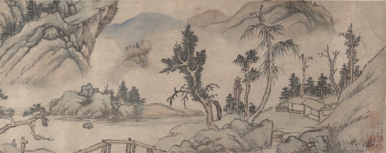 Paysage, début du XXe siècle, date supposée de 1577 - Unbekannt