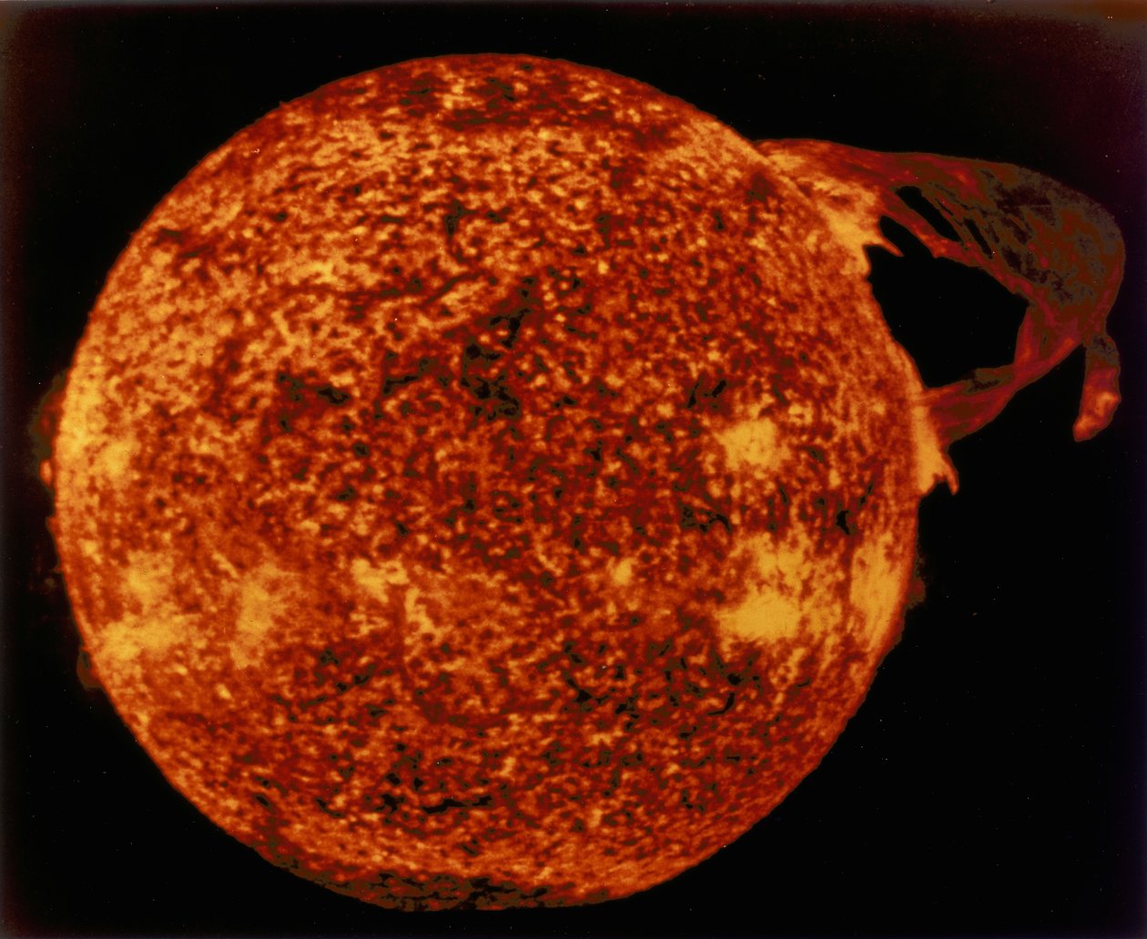 Grande protubérance solaire en lumière ultraviolette extrême, 1973 - Unbekannt