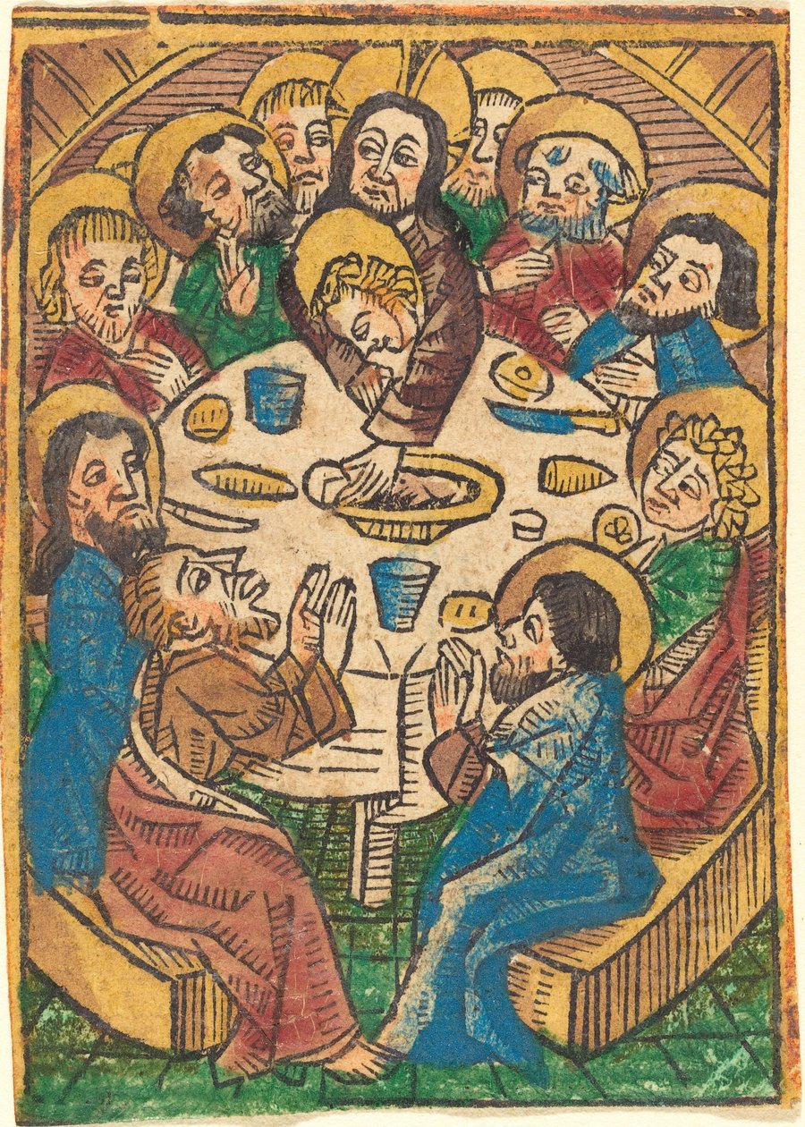 La Cène, vers 1490 - Unbekannt