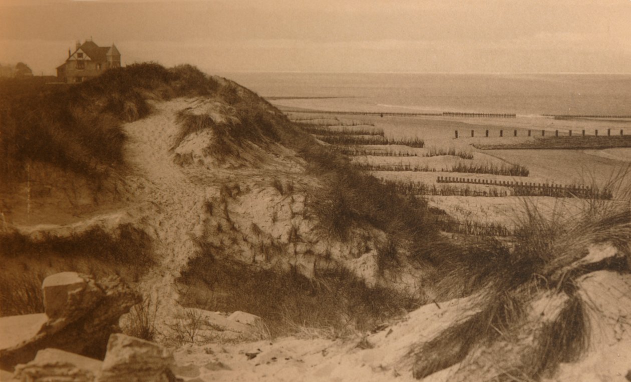 Les dunes et la plage, vers 1900 - Unbekannt