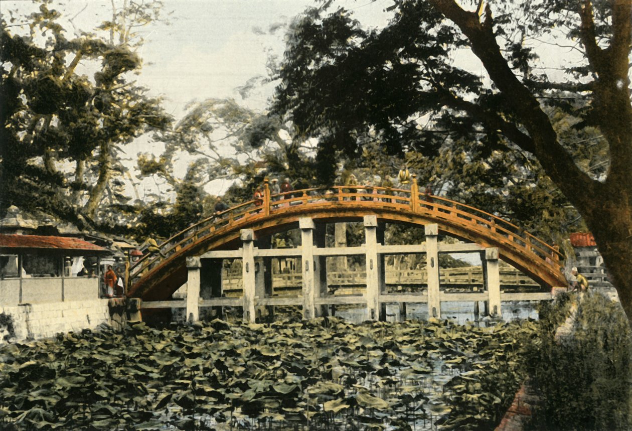 Le Pont Sumiyoshi à Osaka, 1900 - Unbekannt