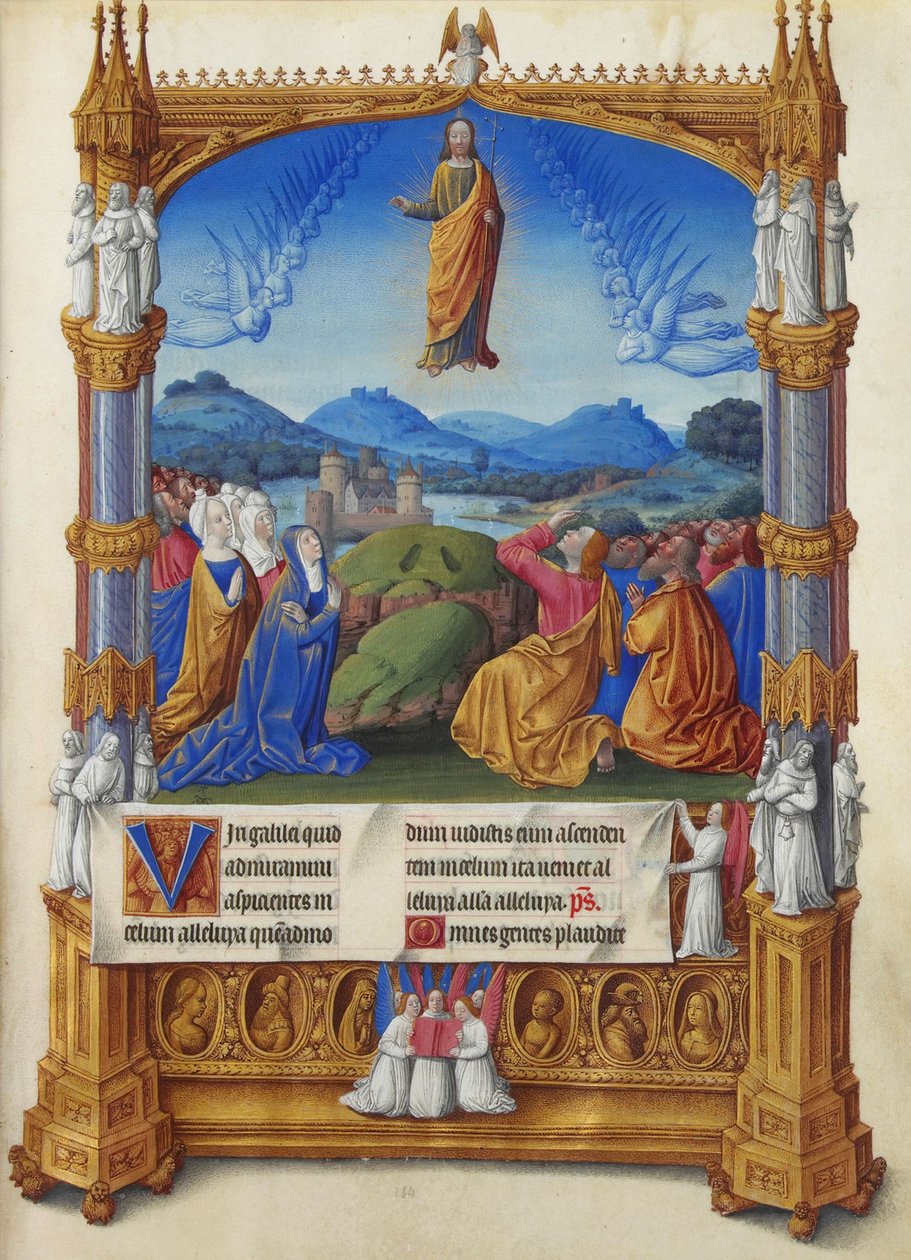 Les Très Riches Heures du duc de Berry, Folio 184r - L