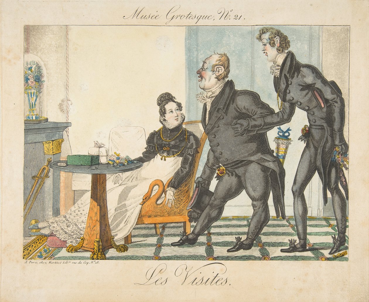 Les Visites, Musée Grotesque, No. 21, début du 19e siècle - Unbekannt