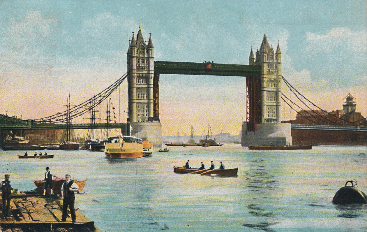 Londres - Tower Bridge, 1908 - Unbekannt