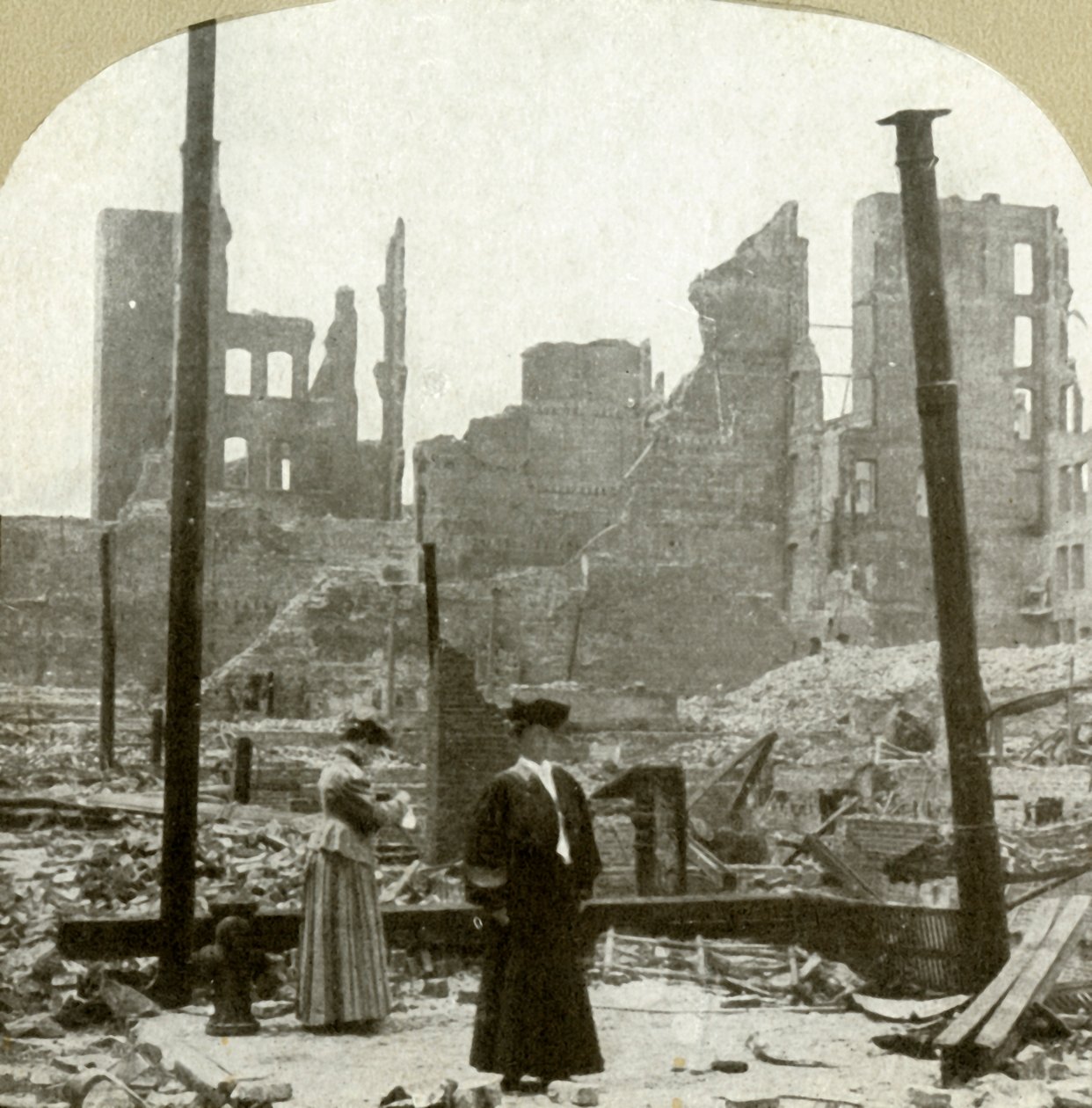 Vue vers le nord-est depuis le coin des rues Ellis et Powell, 1906 - Unbekannt