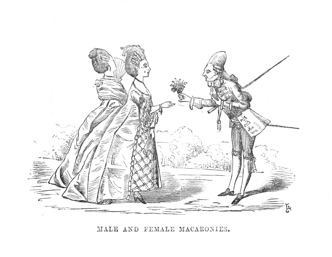 Macaronis masculin et féminin - Unbekannt