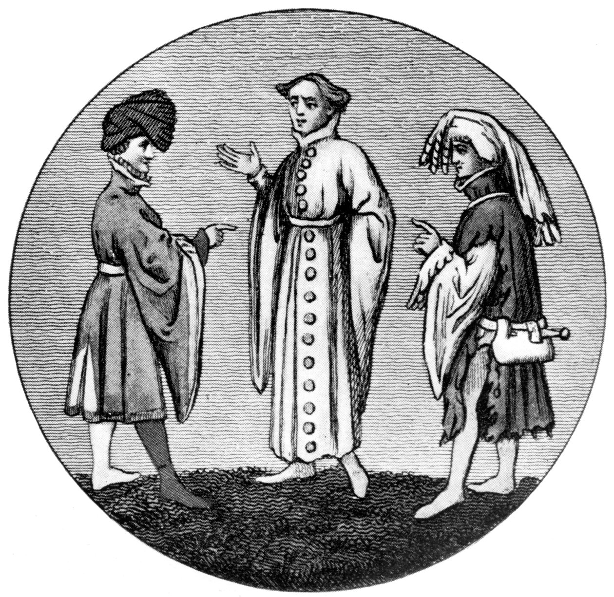 Tenue masculine, fin du 14e siècle, 1910 - Unbekannt