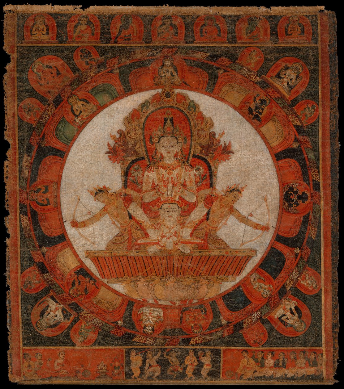 Mandala de Chandra, Dieu de la Lune - Unbekannt