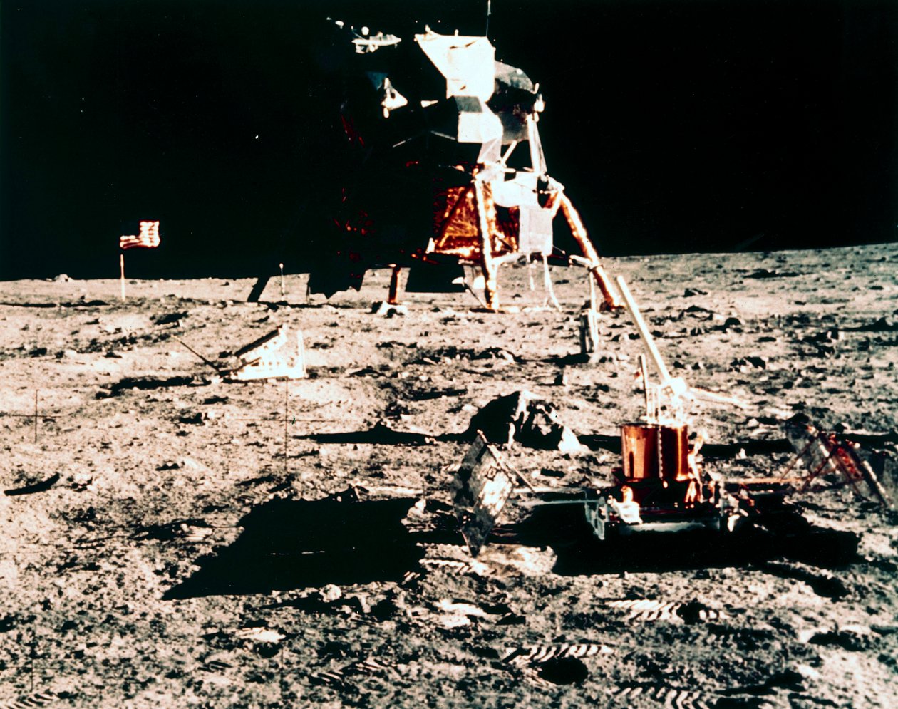 Vol spatial habité, USA, Apollo 11 expériences lunaires Apollo 11 - Unbekannt