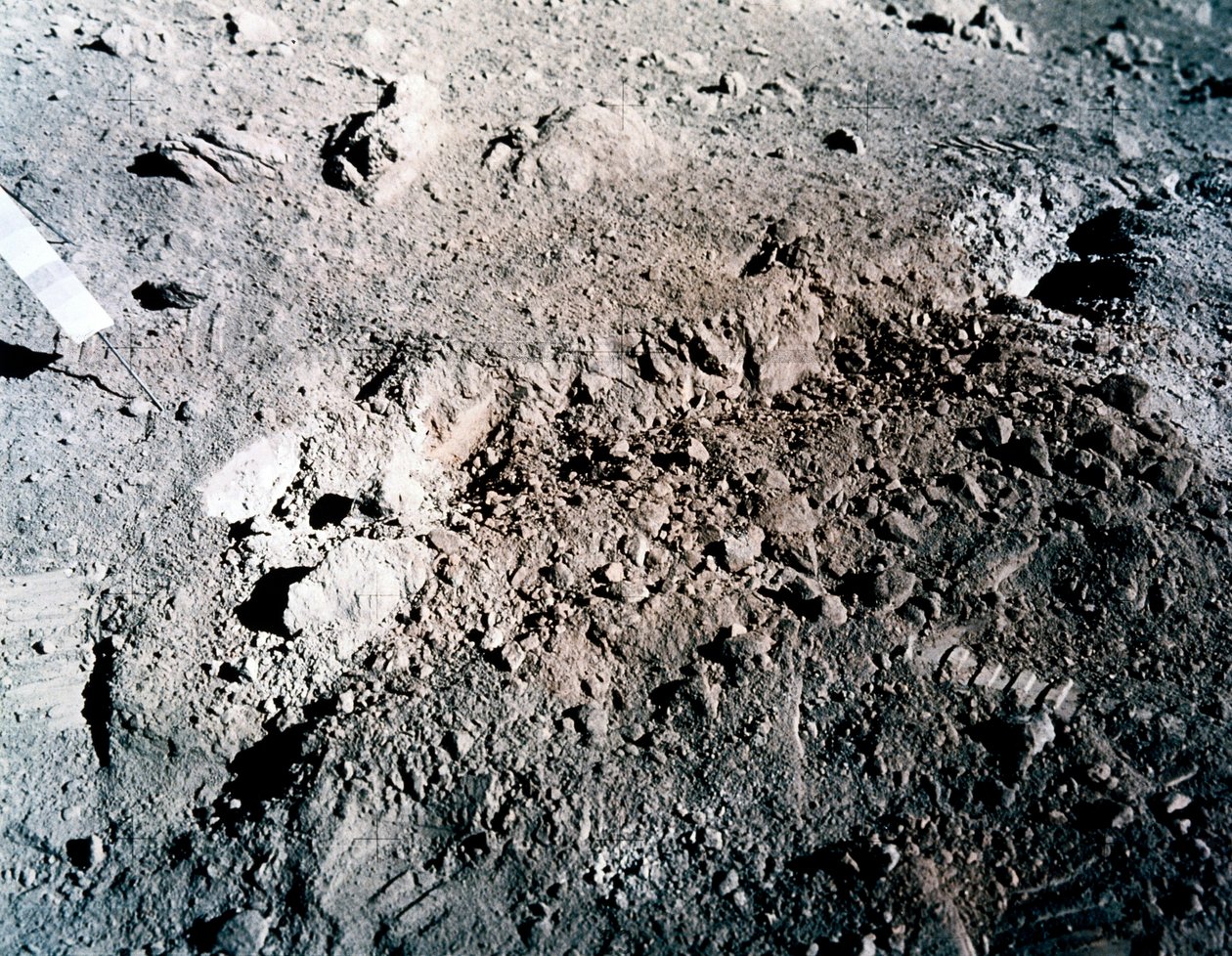 Vol spatial habité, USA, Apollo 17 sol orange sur la lune - Unbekannt