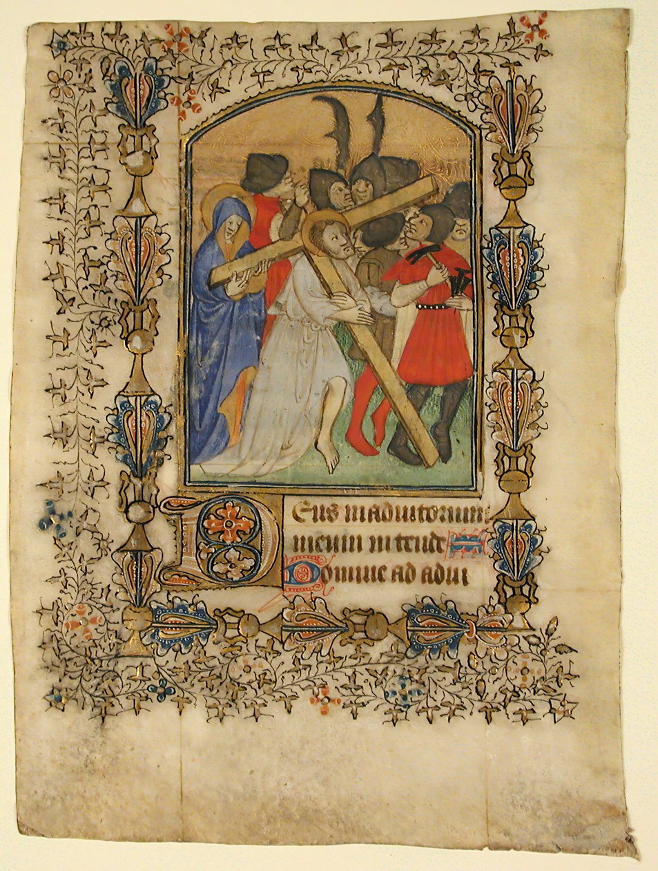 Feuille de manuscrit d