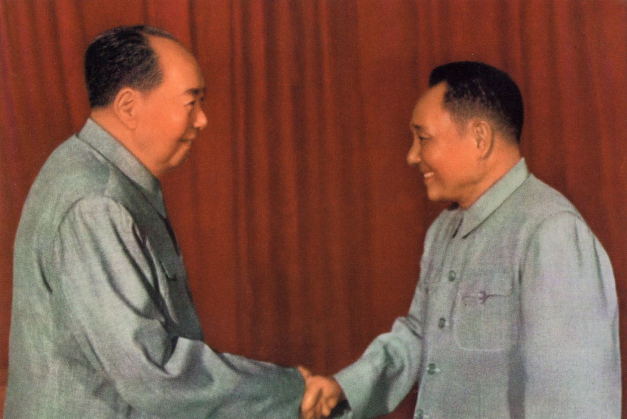 Mao Zedong et Deng Xiaoping, dirigeants communistes chinois, années 1960 - Unbekannt