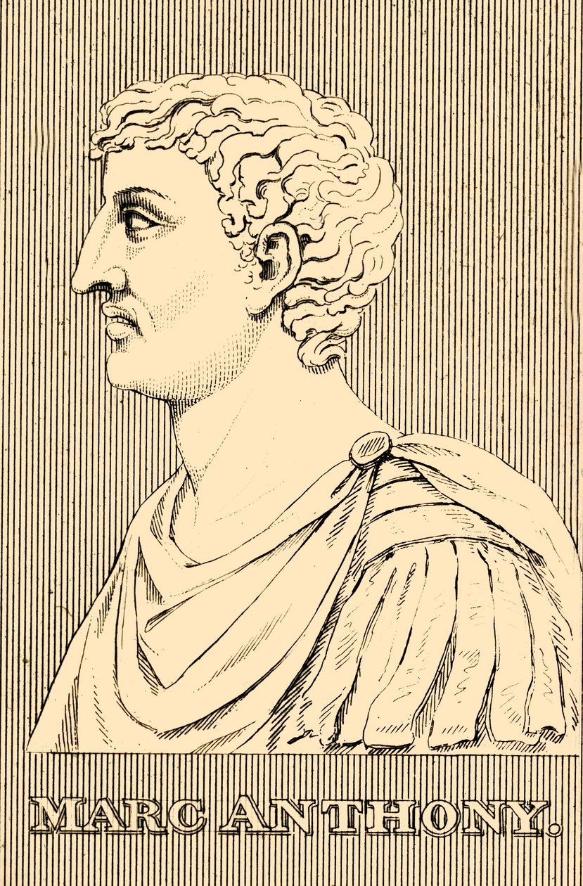 Marc Antoine, 83-30 av. J.-C., 1830 - Unbekannt