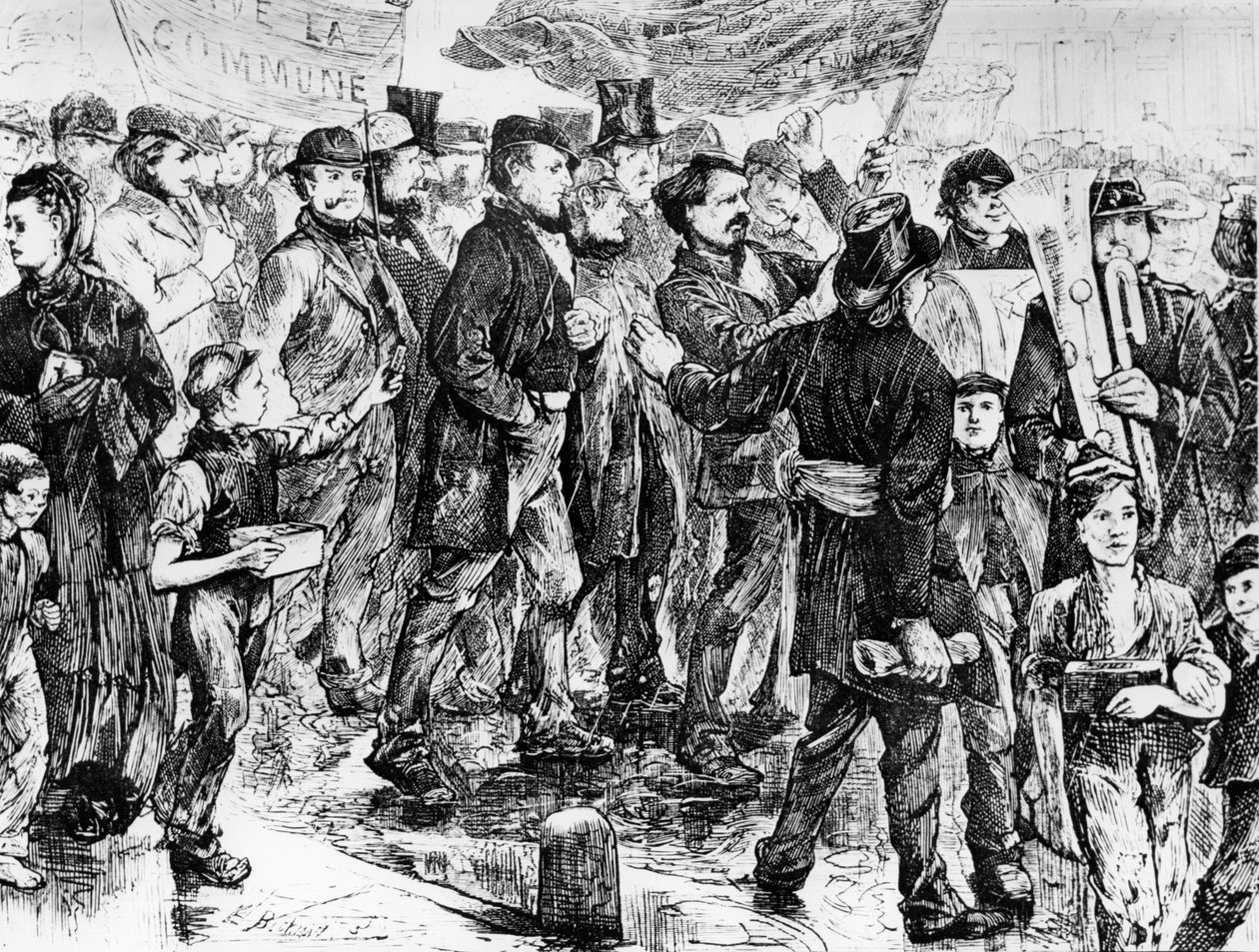 Marche en faveur de la Commune, Commune de Paris de 1871 - Unbekannt