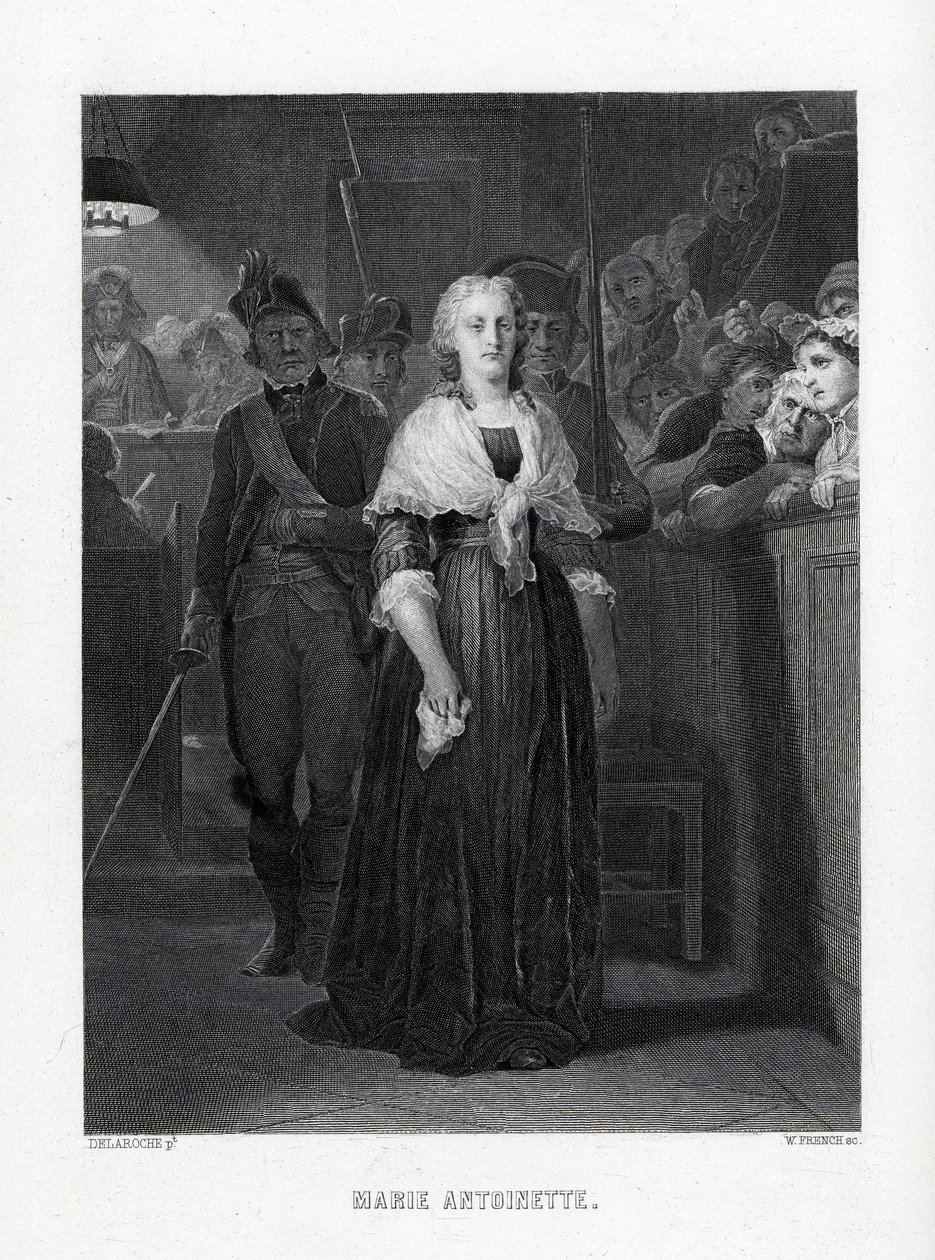 Marie-Antoinette quittant la Convention après la sentence, 1882 - Unbekannt