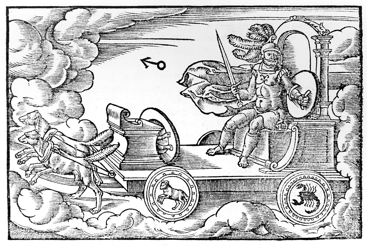 Mars, dieu romain de la guerre, 1569 - Unbekannt