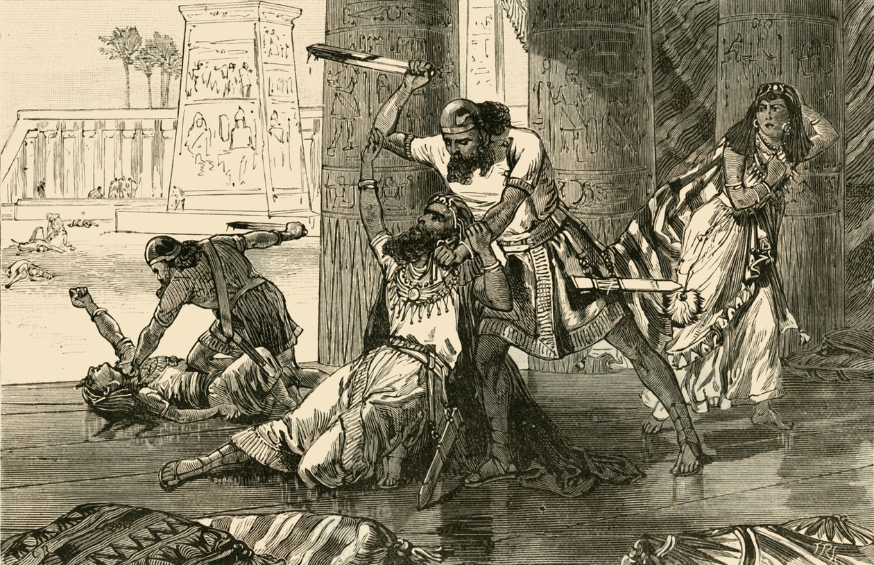Massacre des Hivites par Siméon et Lévi, 1890 - Unbekannt