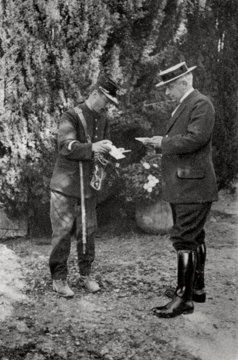 Maurice Maeterlinck, dramaturge, poète et essayiste belge, 1915 - Unbekannt