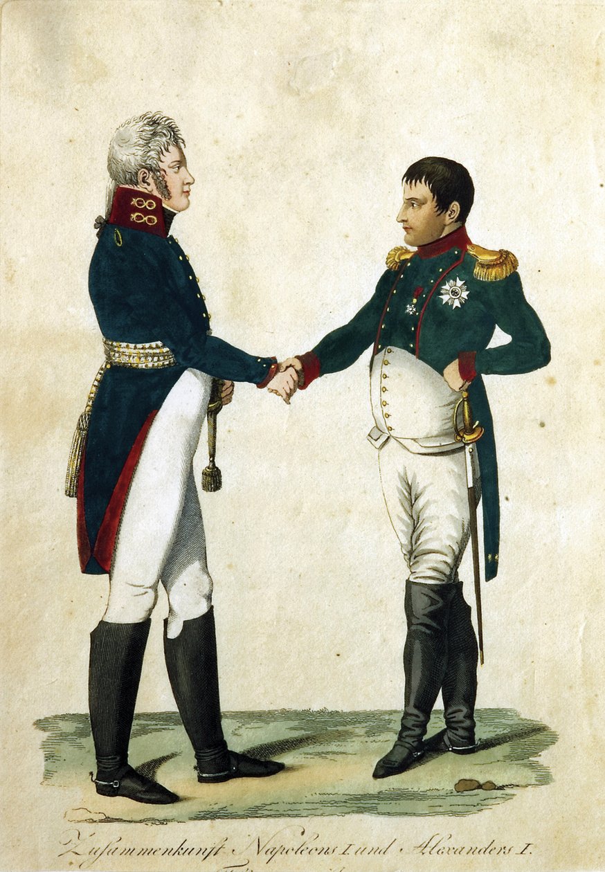 Rencontre de Napoléon et Alexandre Ier - Unbekannt