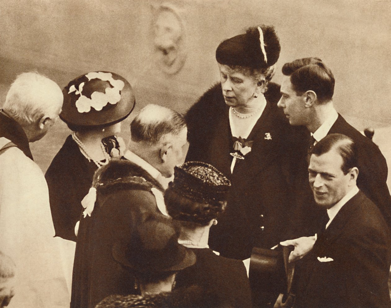 Mémorial à son père dévoilé, Château de Windsor, 23 avril 1937 - Unbekannt