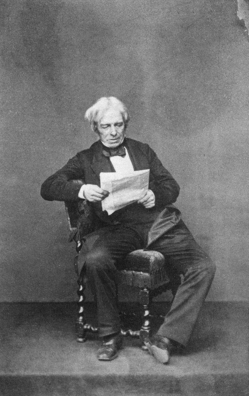 Michael Faraday, physicien et chimiste britannique, vers 1850-1867 - Unbekannt