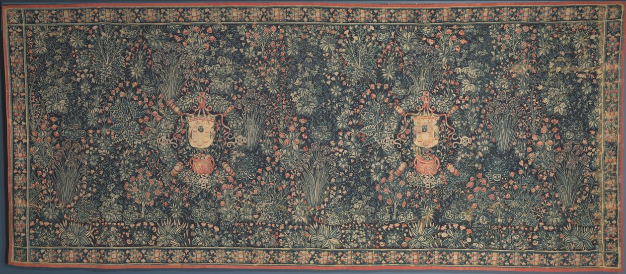 Tapisserie Millefleurs avec armoiries des Médicis, années 1520 - Unbekannt