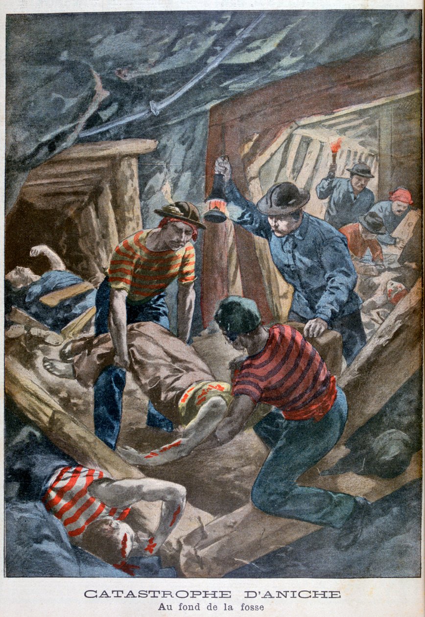 Effondrement de mine, Aniche, France, 1900 - Unbekannt