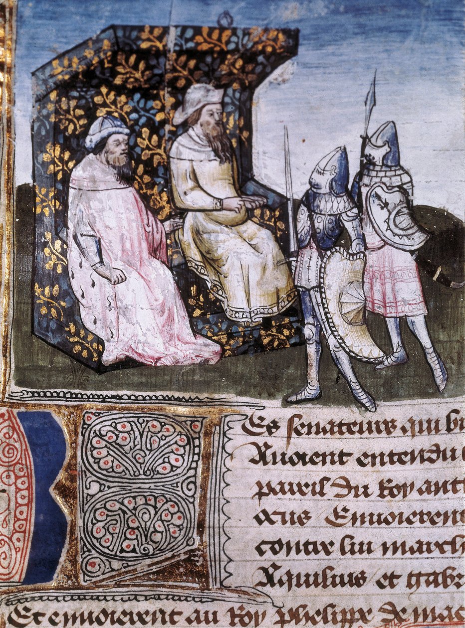 Miniature de "De la création du monde à la conquête de la Terre Sainte" - Unbekannt