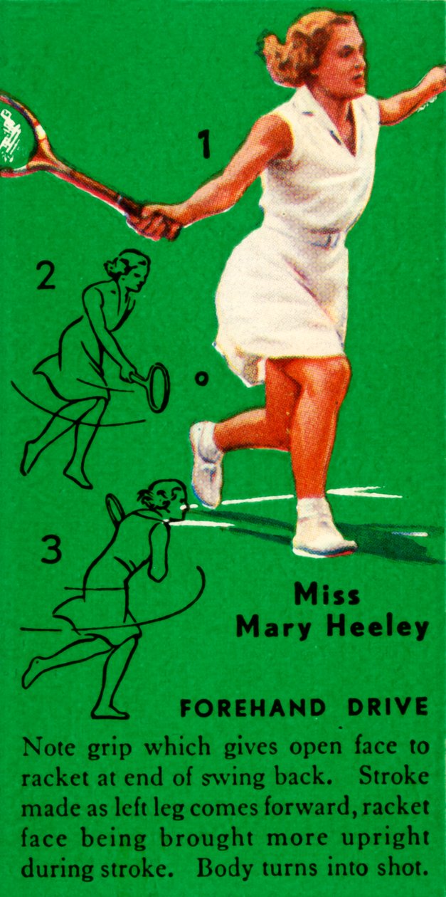 Miss Mary Heeley - Coup droit, vers 1935 - Unbekannt