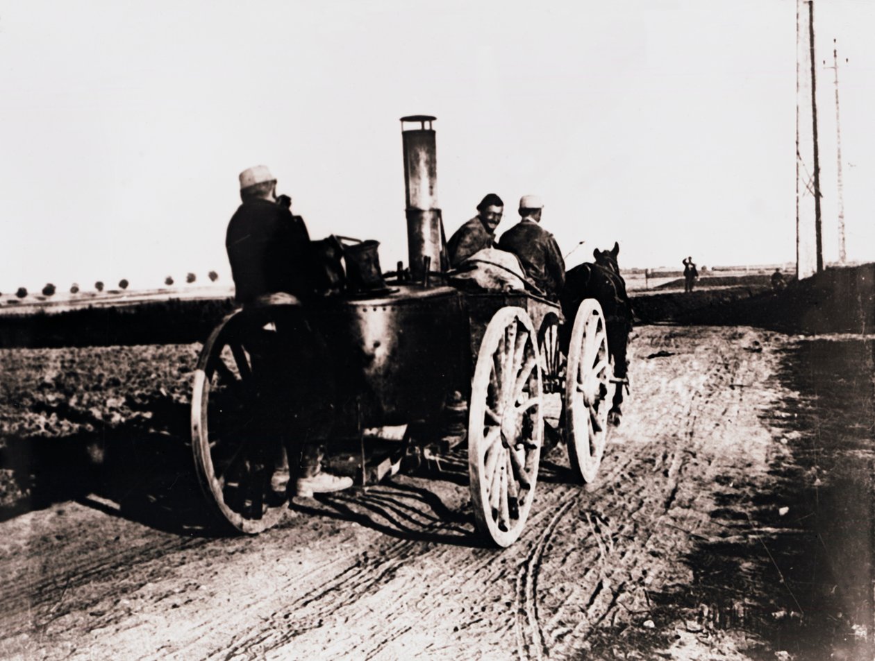 Cuisine mobile en route, vers 1914-1918 - Unbekannt
