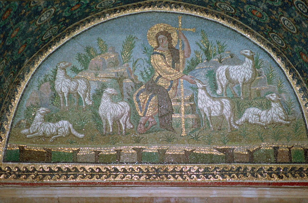Mosaïque du Christ le Bon Pasteur, 5e siècle av. J.-C. - Unbekannt